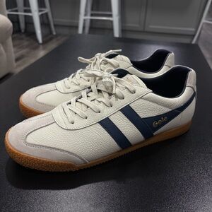 Gola Men's Off-White and Navy Sneakers